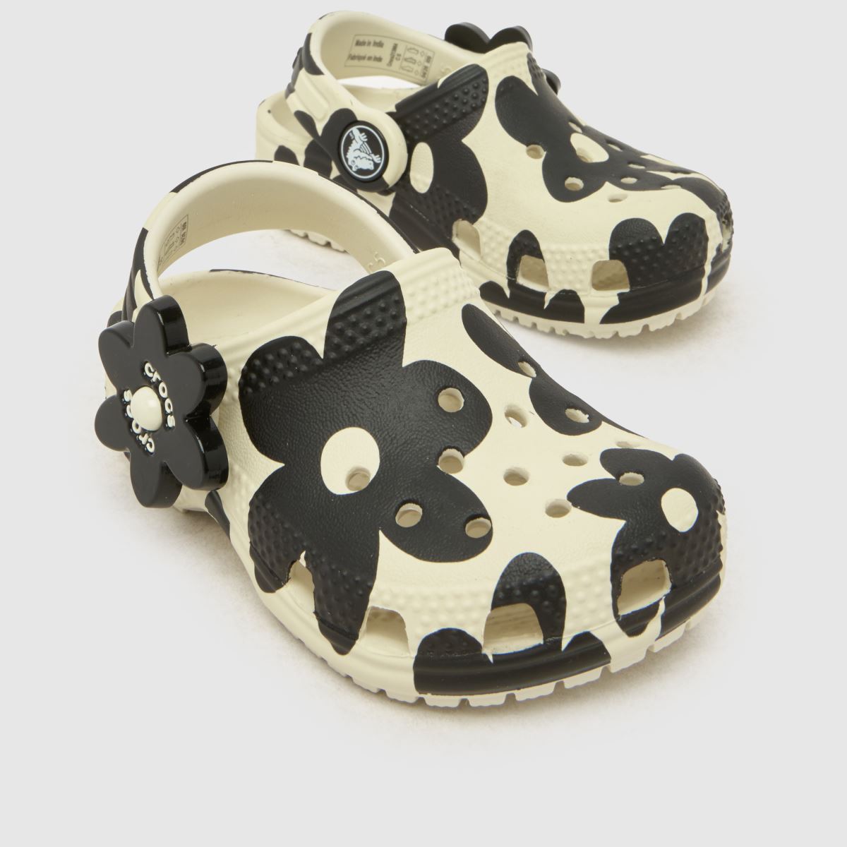 Crocs Classic Pop Petal Clog Girls Toddler in Stone Multi Crocs Classic Pop Petal Clog 4