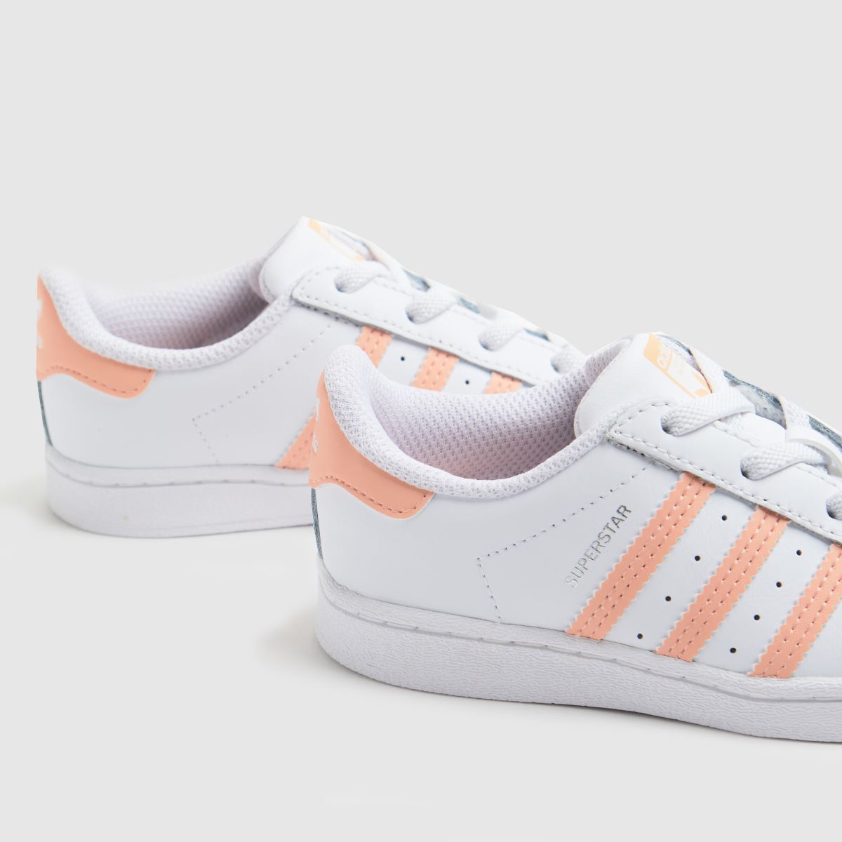 pink adidas superstar trainers