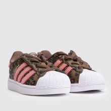 adidas Superstar II Girls Toddler in Print adidas Superstar II,2 of 4