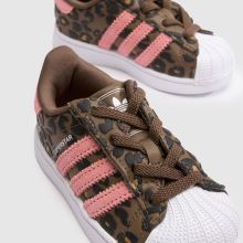 adidas Superstar II Girls Toddler in Print adidas Superstar II,3 of 4