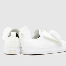 Converse All Star One Strap Bow Girls Toddler in White Converse All Star One Strap Bow,4 of 4