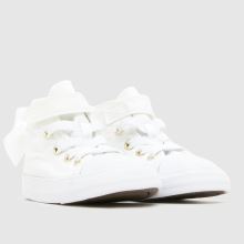 Converse All Star Hi Ruffles Girls Toddler in White Converse All Star Hi Ruffles,2 of 4