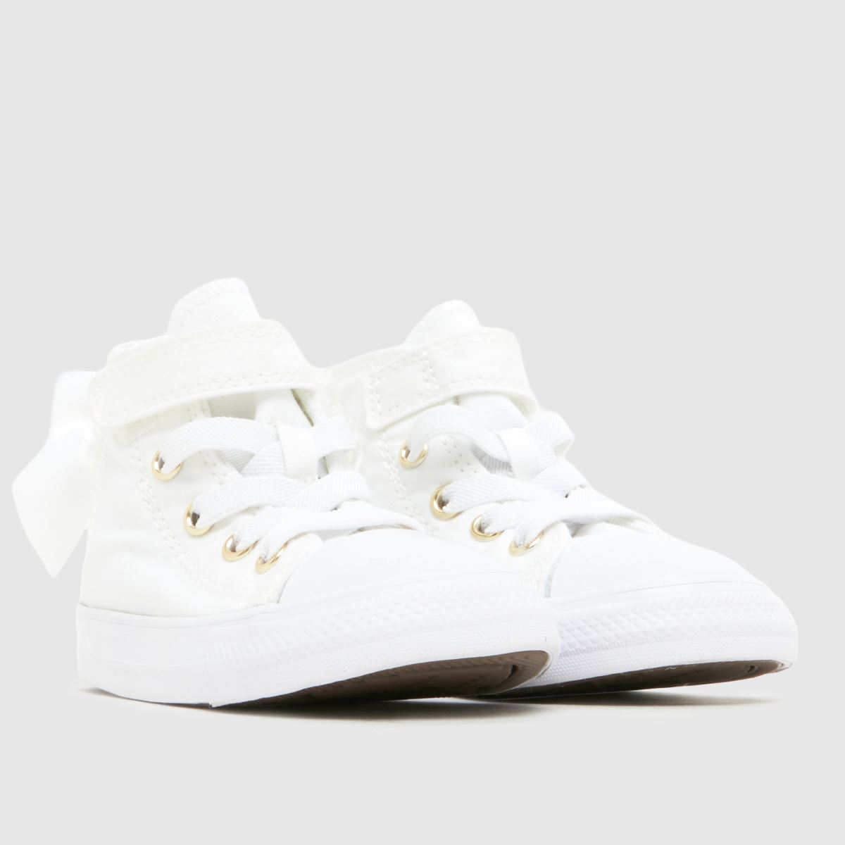 Converse All Star Hi Ruffles Girls Toddler in White Converse All Star Hi Ruffles 1