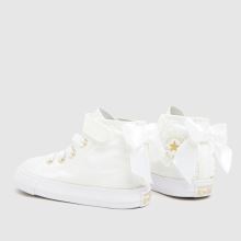 Converse All Star Hi Ruffles Girls Toddler in White Converse All Star Hi Ruffles,4 of 4