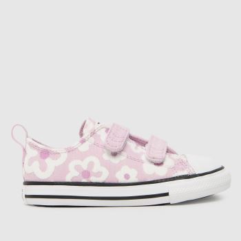 Converse Lilac All Star Lo 2V Girls Toddler