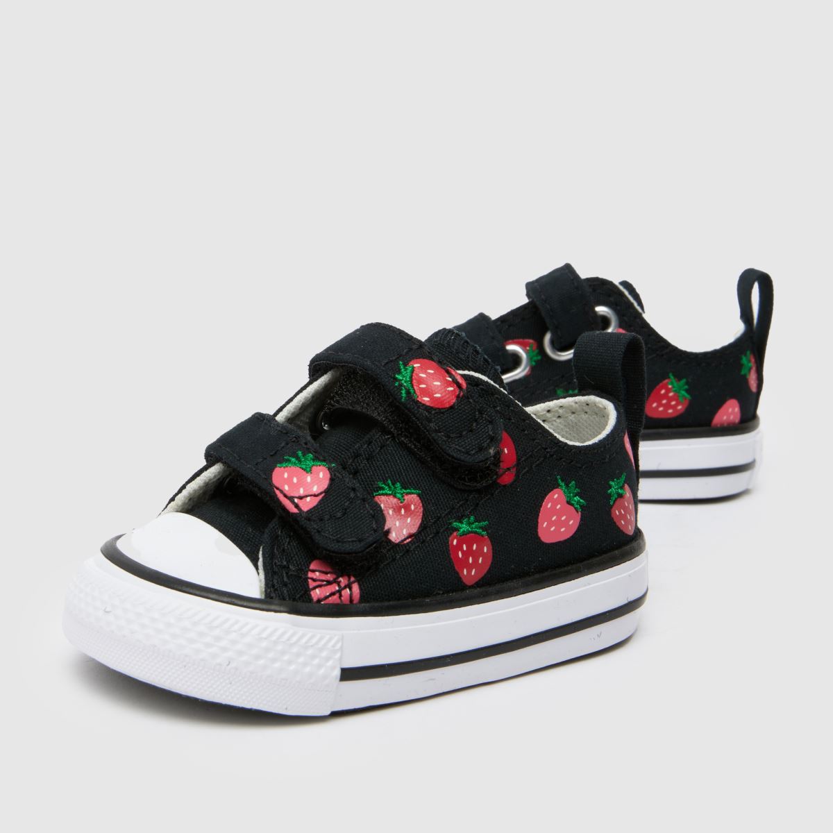 Converse All Star Lo 2V Girls Toddler in Black Multi Converse All Star Lo 2V 7