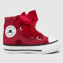 Converse All Star Hi 1V Girls Toddler in Red Converse All Star Hi 1V,1 of 4