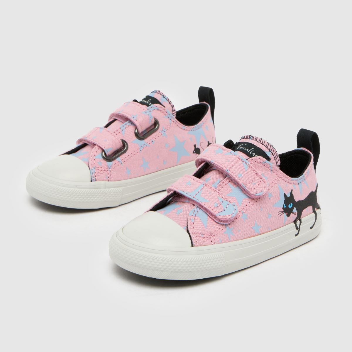 Converse x Coraline All Star Easy On Girls Toddler in Pale Pink Converse x Coraline All Star Easy On 4