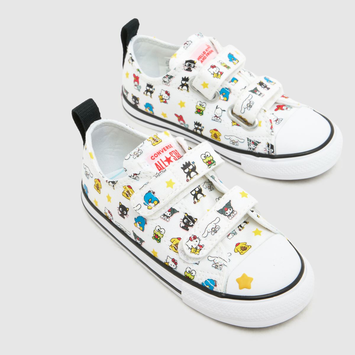 Converse All Star 2V Lo Hello Kitty Girls Toddler in Multi Converse All Star 2V Lo Hello Kitty 7