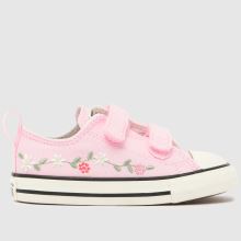 Converse All Star Lo 2V Girls Toddler in Pale Pink Converse All Star Lo 2V,1 of 4