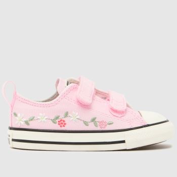 Converse Rosa All Star Lo 2V Mädchen Kleinkind