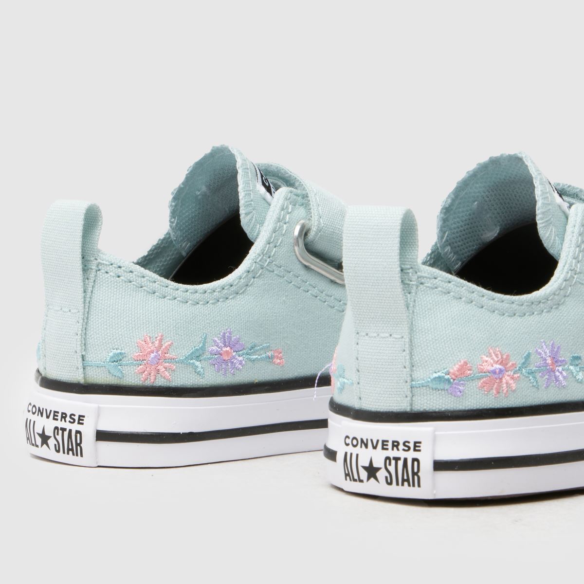 Converse All Star Lo 2V Girls Toddler in Turquoise Converse All Star Lo 2V 7