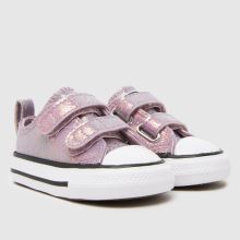 Kinder Converse Blaulila All Star 2v Lo Glitter Sneaker Converse All Star 2V Lo Glitter,2 von 4