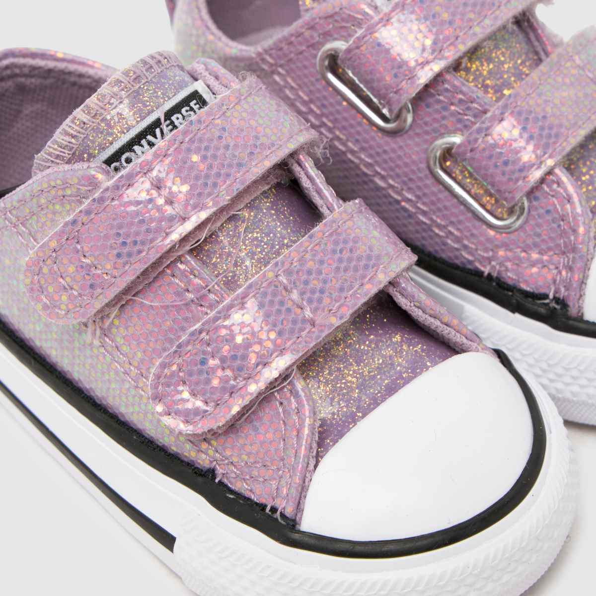 Kinder Converse Blaulila All Star 2v Lo Glitter Sneaker Converse All Star 2V Lo Glitter 4