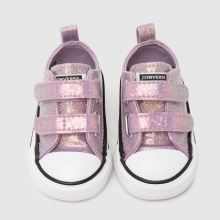 Kinder Converse Blaulila All Star 2v Lo Glitter Sneaker Converse All Star 2V Lo Glitter,4 von 4