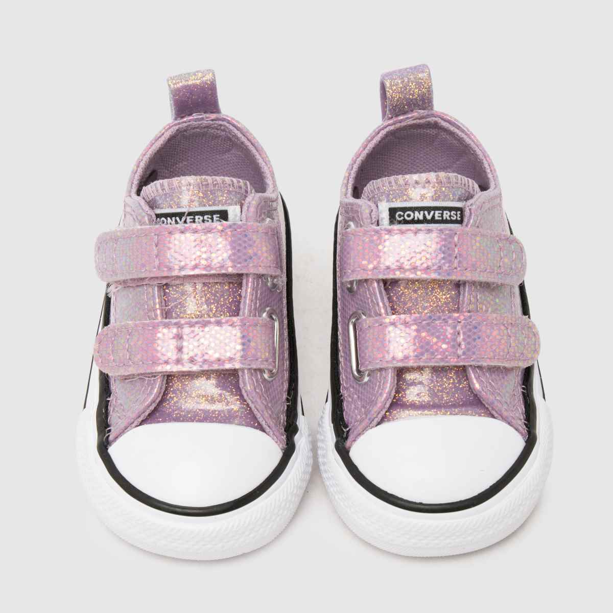 Kinder Converse Blaulila All Star 2v Lo Glitter Sneaker Converse All Star 2V Lo Glitter 7