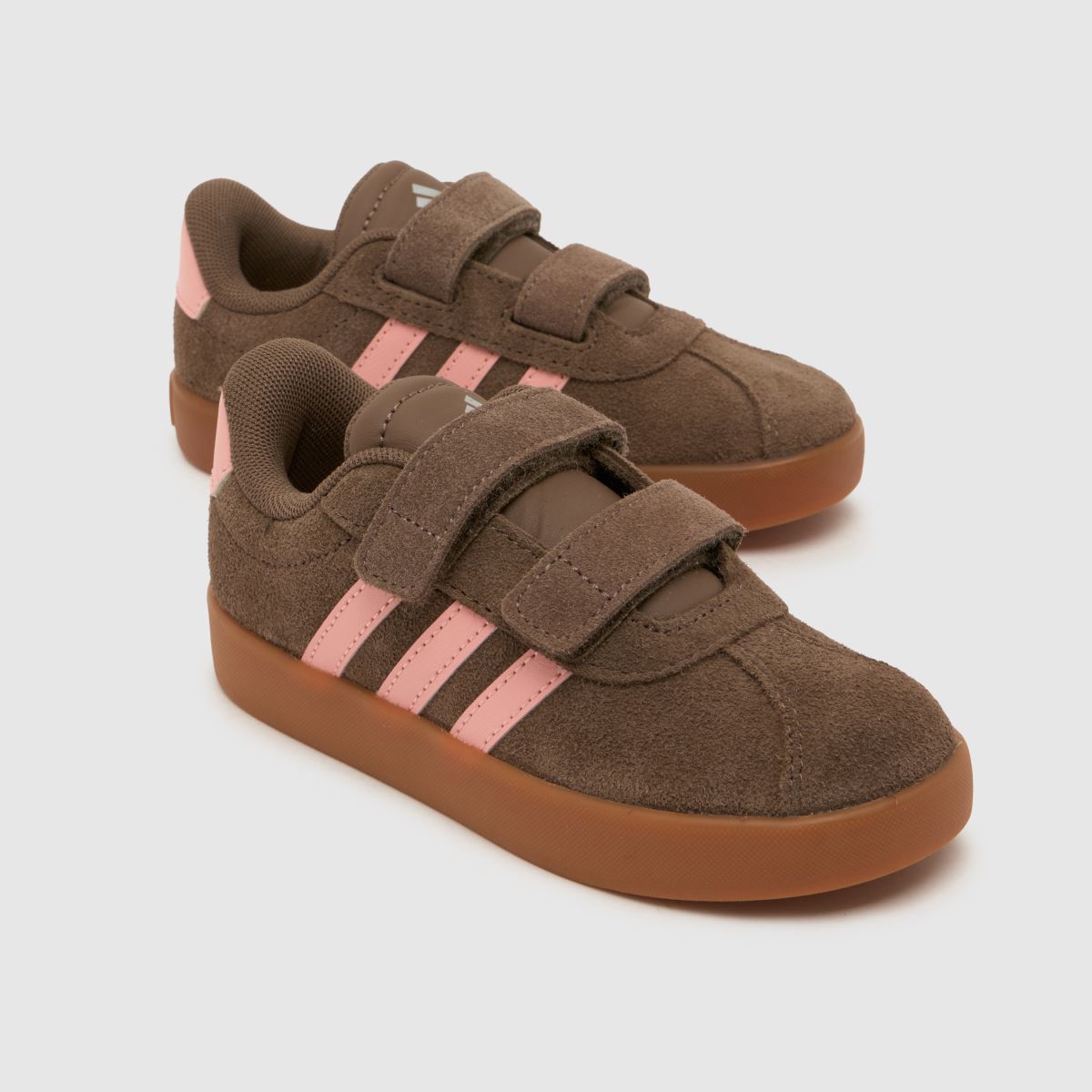 adidas VL Court 3.0 Girls Toddler in Brown Multi adidas VL Court 3.0 4