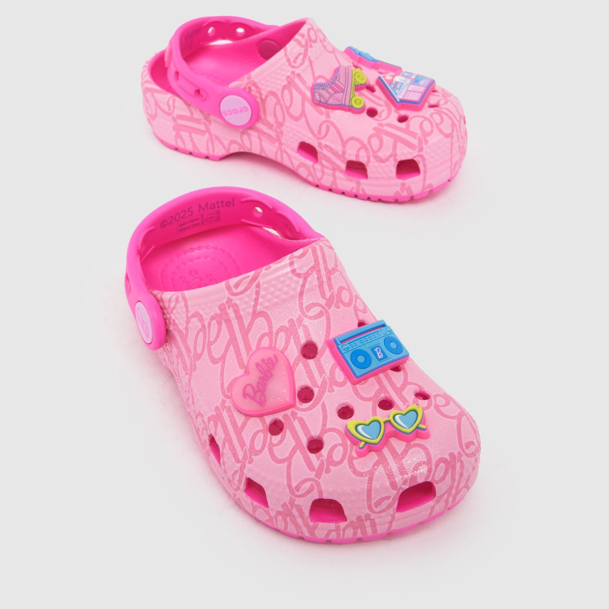 Crocs Classic Barbie Clog Girls Toddler in Pink Crocs Classic Barbie Clog 4
