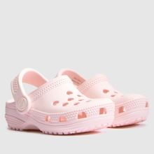 Crocs Classic Hearts Cut Out Clog Girls Toddler in Pale Pink Crocs Classic Hearts Cut Out Clog,2 of 4
