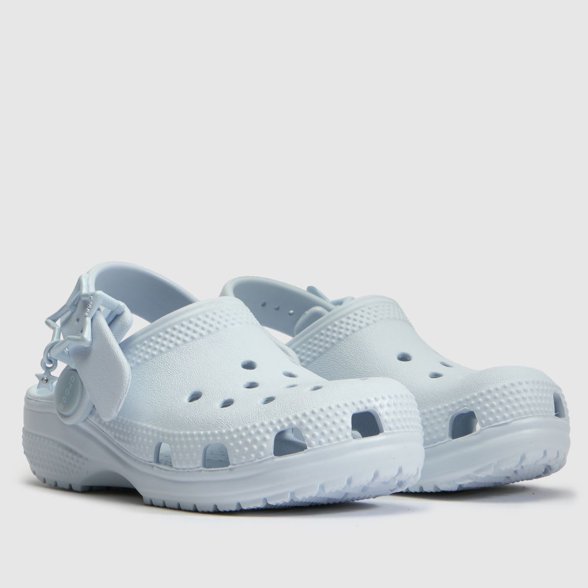 Crocs Star Buckle Clog Girls Toddler in Pale Blue Crocs Star Buckle Clog 1