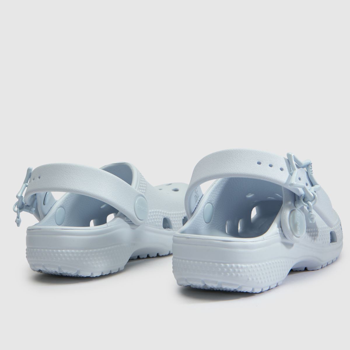 Crocs Star Buckle Clog Girls Toddler in Pale Blue Crocs Star Buckle Clog 7