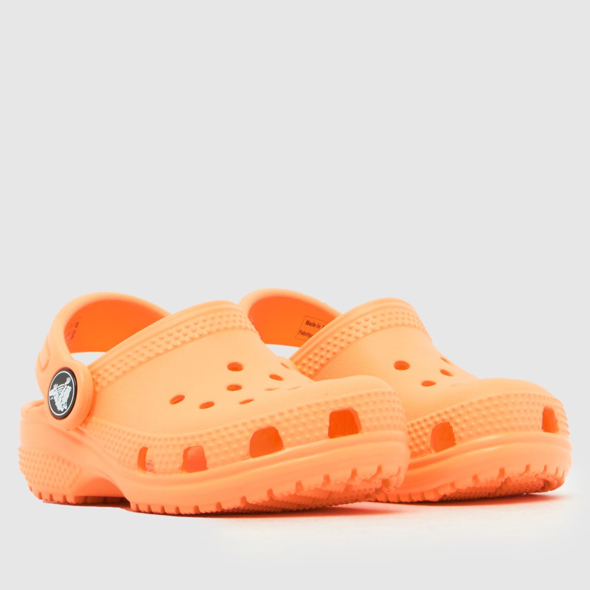 Crocs Classic Clog Girls Toddler in Orange Crocs Classic Clog 1