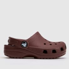 Kinder Crocs Weinrot Classic Clog Sneaker Crocs Classic Clog,1 von 4