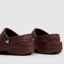 Kinder Crocs Weinrot Classic Clog Sneaker Crocs Classic Clog,4 von 4