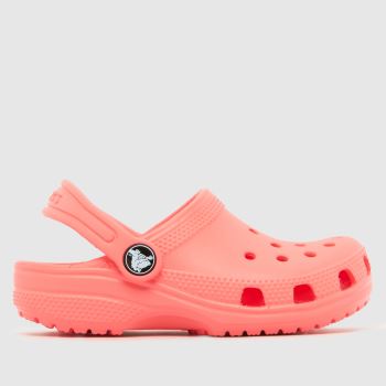 Crocs Pink Classic Clog Girls Toddler