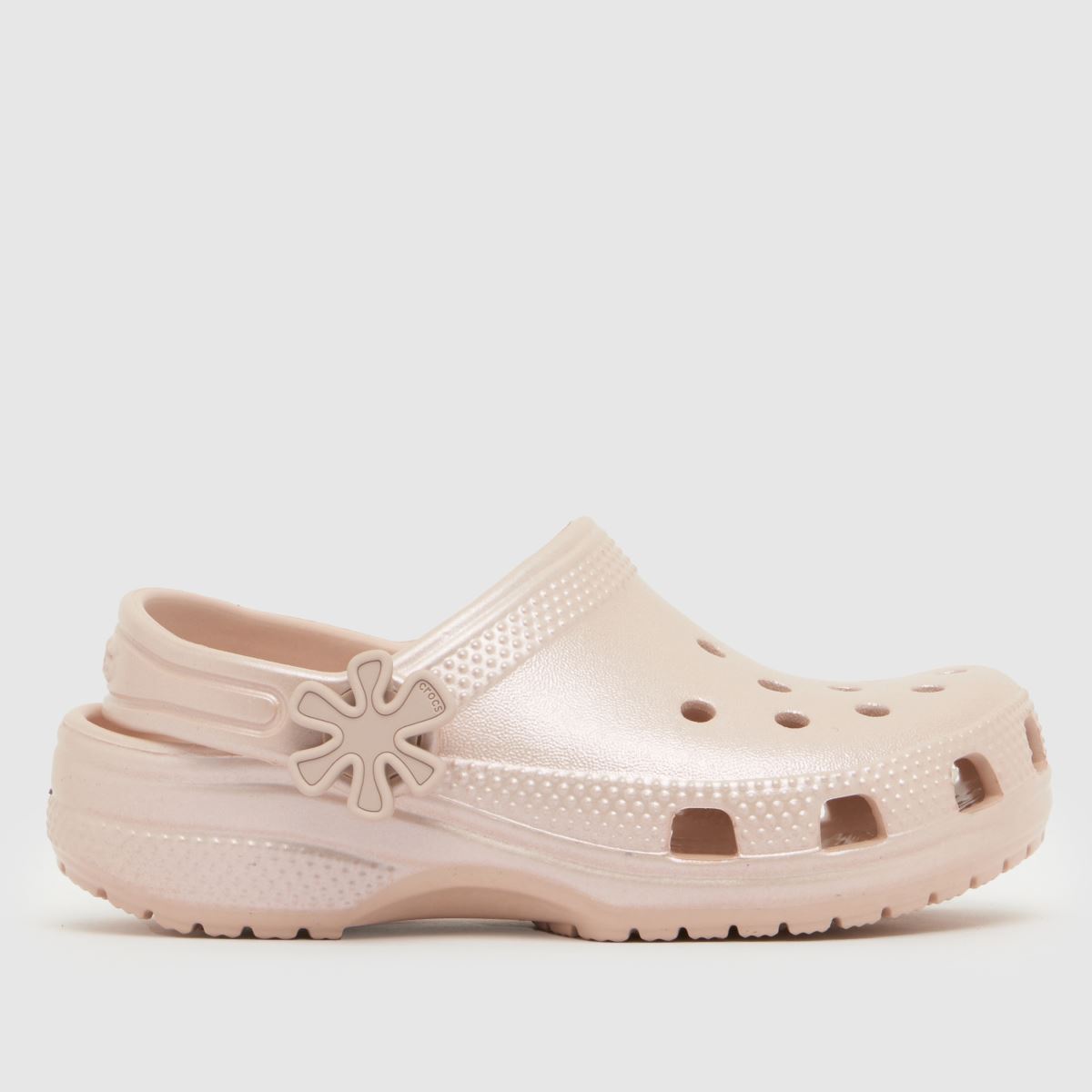 Crocs Pale Pink Classic Pearl Clog Girls Toddler Sandals