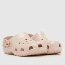 Crocs Classic Pearl Clog Girls Toddler in Pale Pink Crocs Classic Pearl Clog,2 of 4