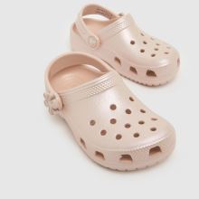 Crocs Classic Pearl Clog Girls Toddler in Pale Pink Crocs Classic Pearl Clog,3 of 4