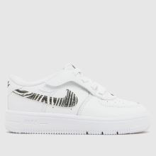 Nike Force 1 Low Easyon Girls Toddler in White Multi Nike Force 1 Low Easyon,1 of 4