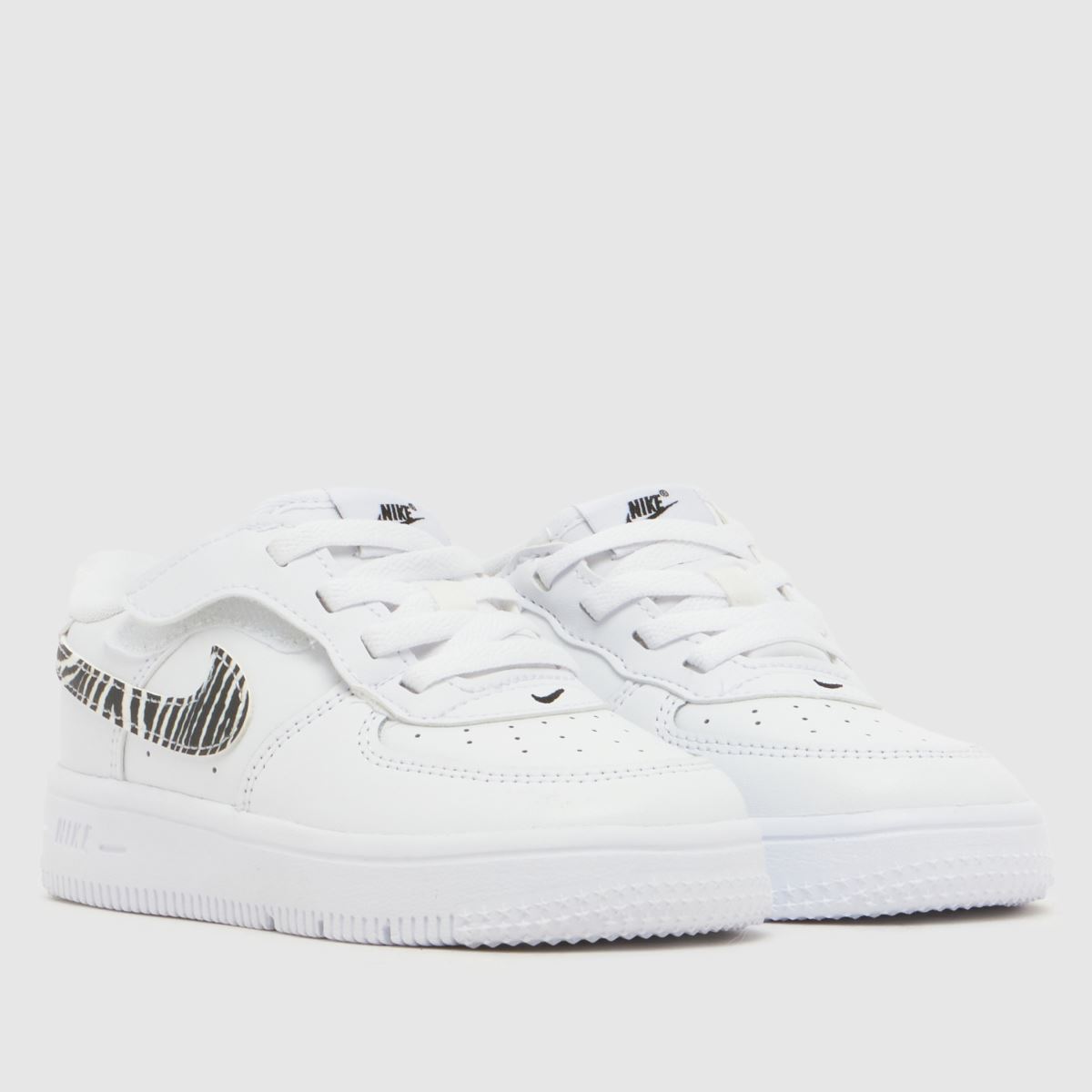 Nike Force 1 Low Easyon Girls Toddler in White Multi Nike Force 1 Low Easyon 1