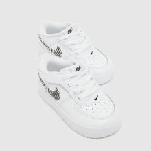 Nike Force 1 Low Easyon Girls Toddler in White Multi Nike Force 1 Low Easyon,3 of 4