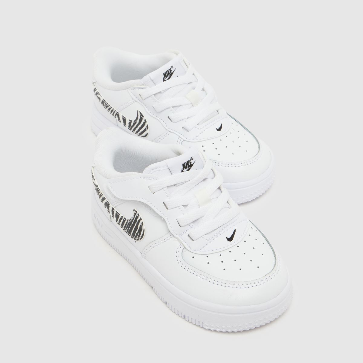 Nike Force 1 Low Easyon Girls Toddler in White Multi Nike Force 1 Low Easyon 4