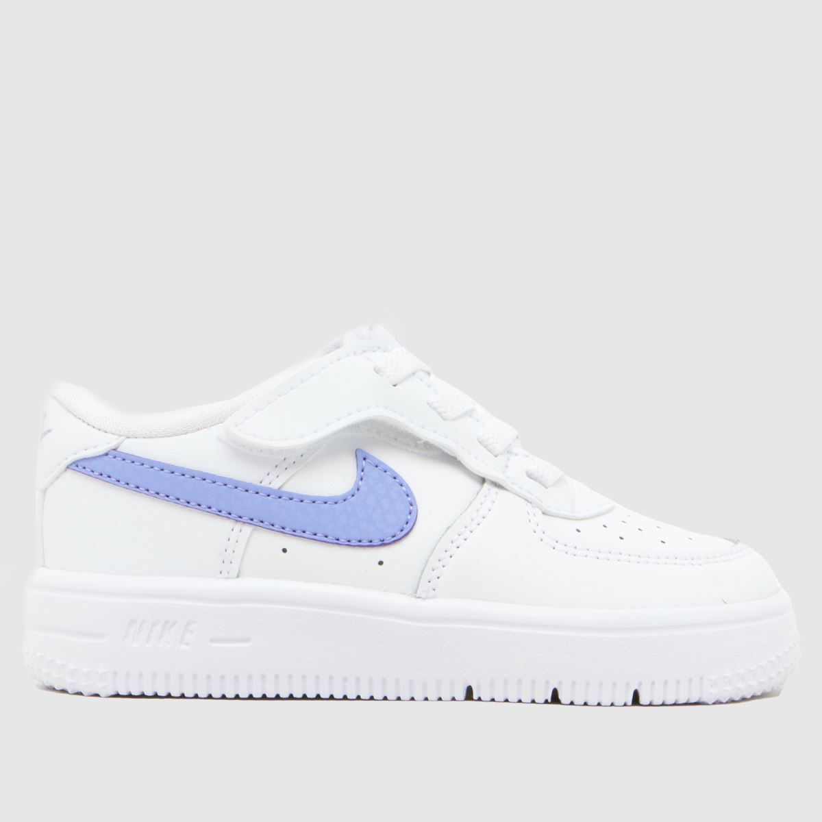Nike White Force 1 Low EasyOn Girls Toddler Trainers