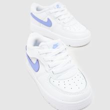 Kinder Nike Weiß Force 1 Low Easyon Sneaker Nike Force 1 Low EasyOn,3 von 4