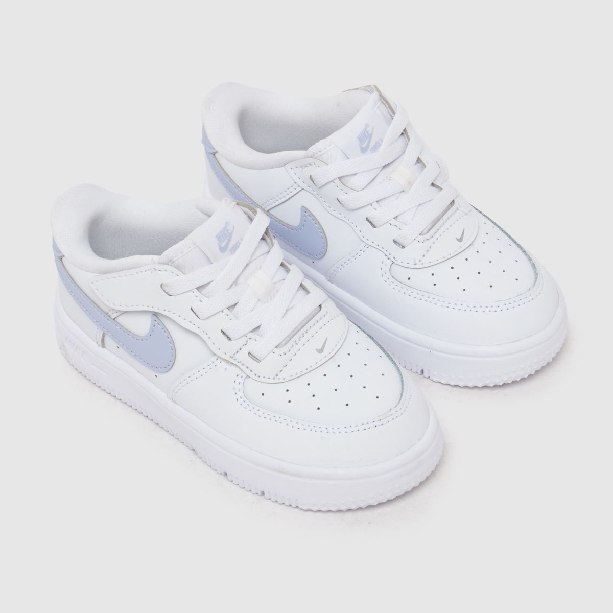 Kinder Nike Weiß-lila Force 1 Low Easyon Sneaker Nike Force 1 Low EasyOn 4