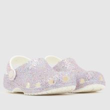 Crocs Classic Glitter Clog Girls Toddler in Pink Multi Crocs Classic Glitter Clog,2 of 4