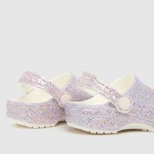 Crocs Classic Glitter Clog Girls Toddler in Pink Multi Crocs Classic Glitter Clog,4 of 4