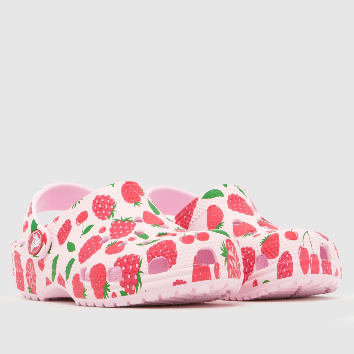Crocs Classic Berry Clog Girls Toddler in Pale Pink Crocs Classic Berry Clog 1