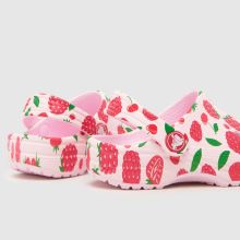 Crocs Classic Berry Clog Girls Toddler in Pale Pink Crocs Classic Berry Clog,4 of 4