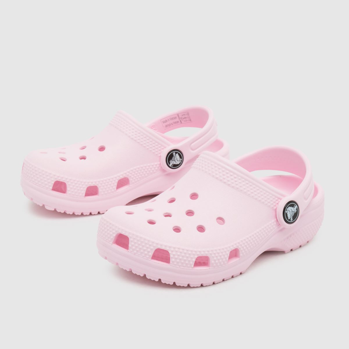 Crocs Classic Clog Girls Toddler in Pale Pink