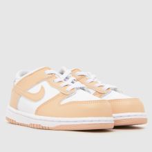 Nike Dunk Low Girls Toddler in White & Beige Nike Dunk Low,2 of 4