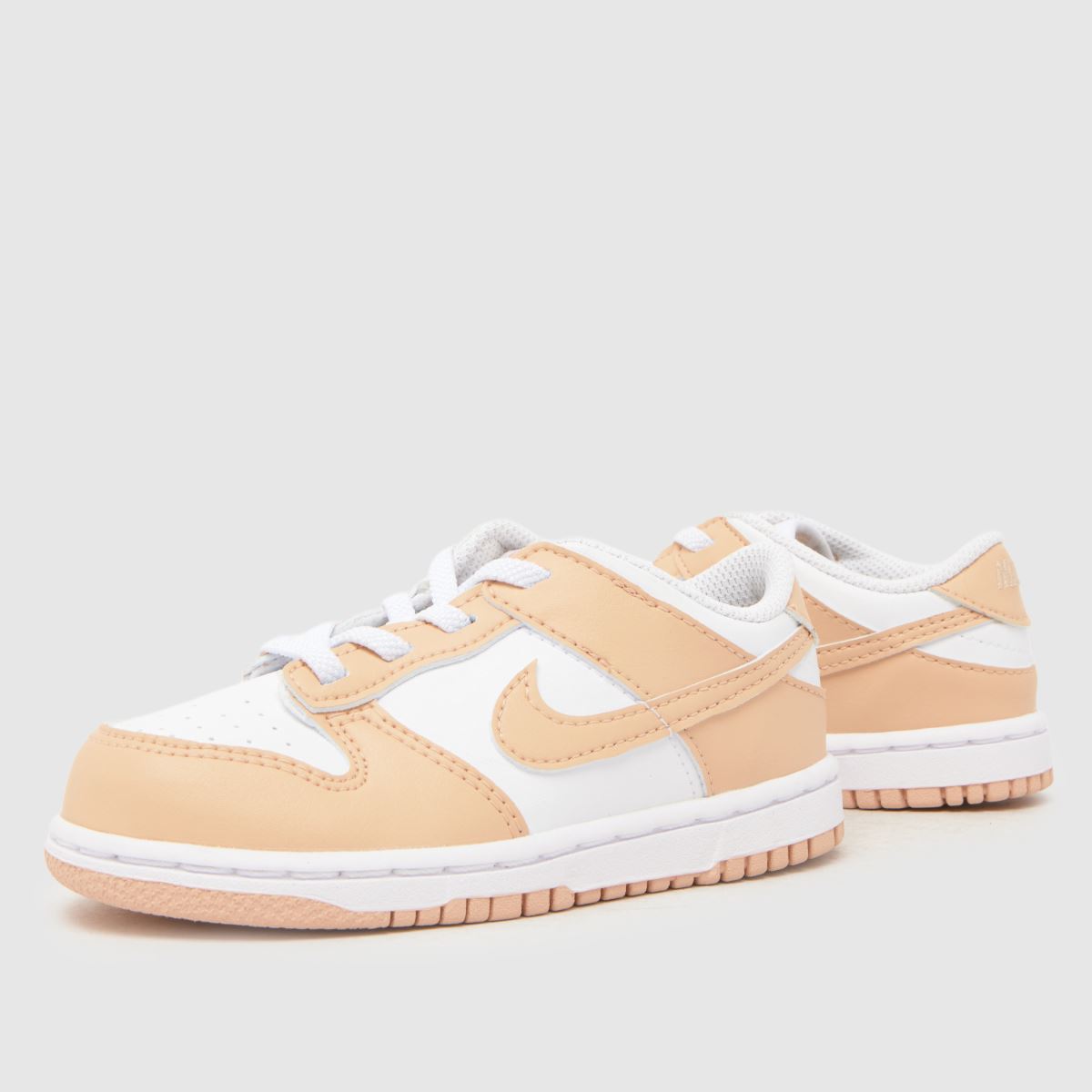 Nike Dunk Low Girls Toddler in White & Beige Nike Dunk Low 7