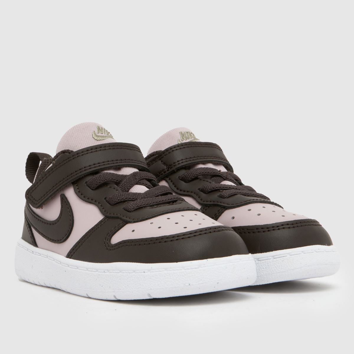 Nike Court Borough Low Girls Toddler in Brown Multi Nike Court Borough Low 1