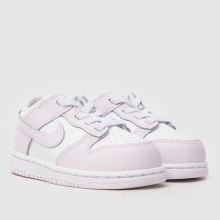 Nike Dunk Low Girls Toddler in White & Purple Nike Dunk Low,2 of 4