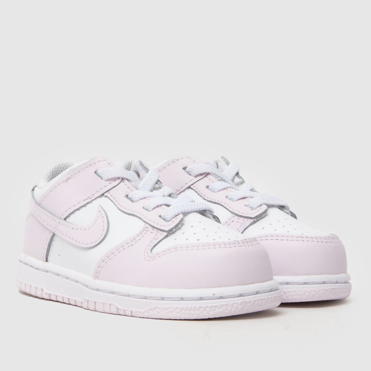 Nike Dunk Low Girls Toddler in White & Purple Nike Dunk Low 1