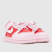 Nike Dunk Low Be Me Girls Toddler in Pink Multi Nike Dunk Low Be Me,2 of 4